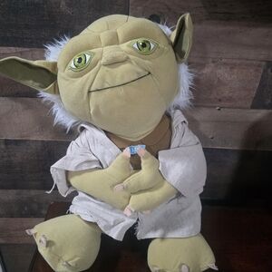 Plush Yoda Toy - Green